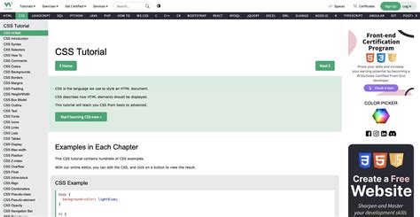 Tutorial: Learn W3.CSS .